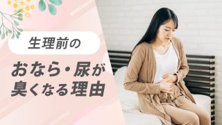 生理前のおならが臭いのは腸の動きが鈍るから。尿は濃縮されて臭いが濃くなる