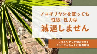 【朗報】「ノコギリヤシで性力減退」は誤解！テストステロンは減りません
