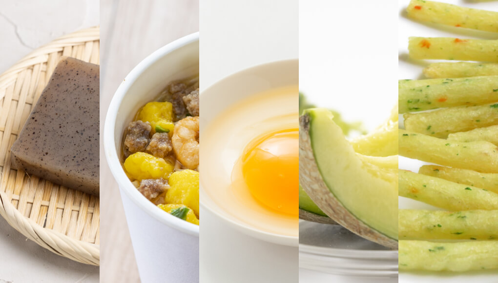 こんにゃく・カップ麺・たまご・メロン・じゃがりこ（じゃがアリゴ）を使用したオナニー