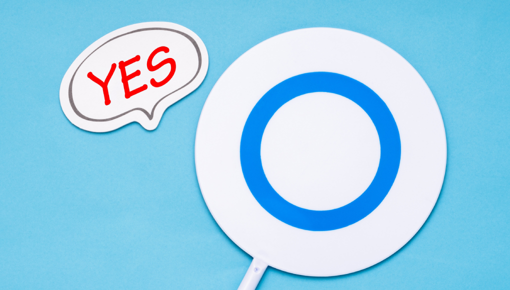 YES/OK/○