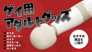 ゲイ用“大人のおもちゃ”特集｜快感とエロさを追求するゲイたちへ