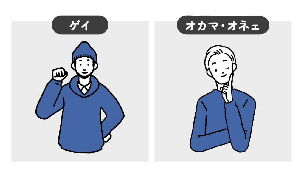 ゲイとオカマ・オネェ