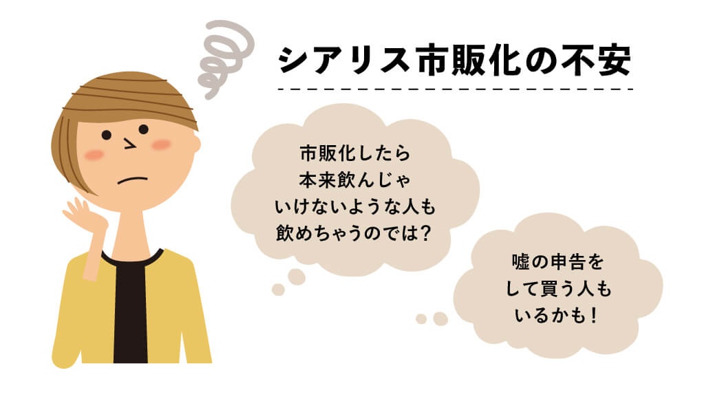 シアリス市販化の不安「嘘の申告をして買う人もいるかも！」