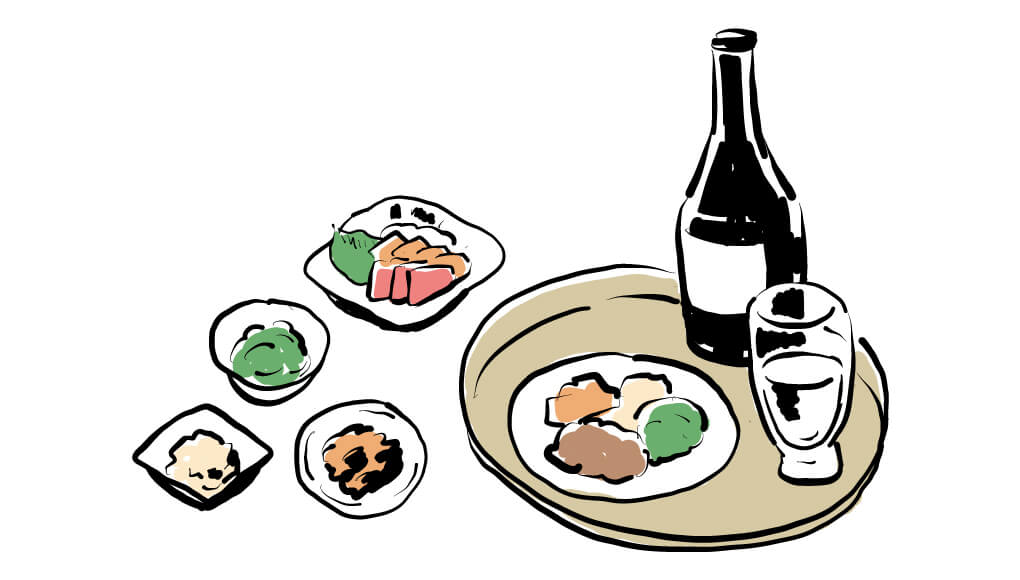 お酒とおつまみ
