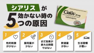 【諦めるのはまだ早い】シアリスが効かない原因と対処法