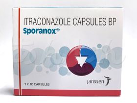 スポラノックス(イトリゾール)100mg(10錠)