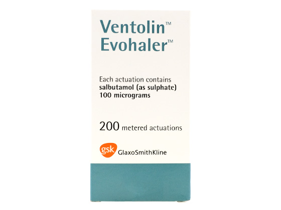 ベントリンインヘラー（吸入器） 100mcg