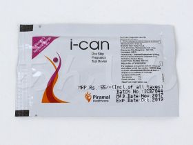 i-can(妊娠検査キット)のシート表