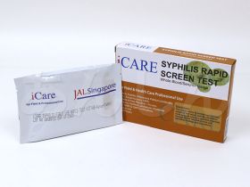 梅毒検査キットの開封