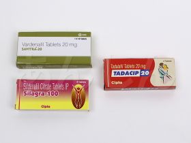 ED治療薬ジェネリックお試しセットの正面2