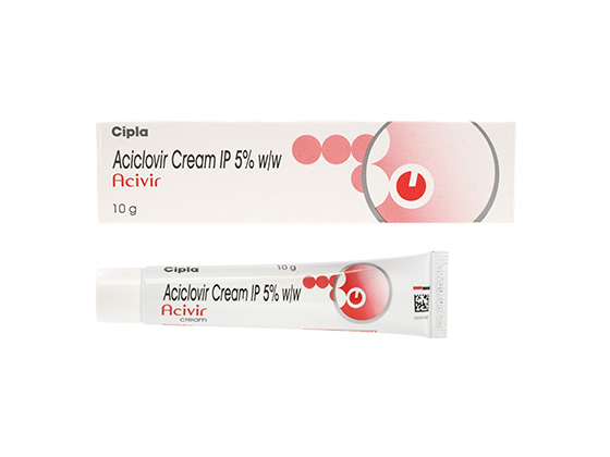 アシビルクリーム（ゾビラックス軟膏ジェネリック）の箱とチューブ