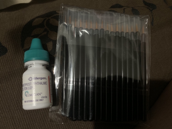 ルミガン&まつげブラシ30本セットの口コミ画像
